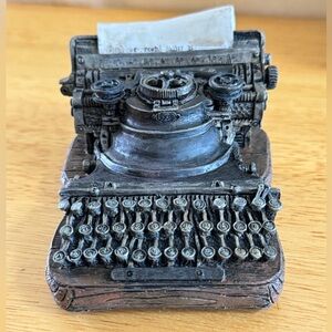 Miniature Vintage Style Typewriter Figurine by Popular Imports, Inc